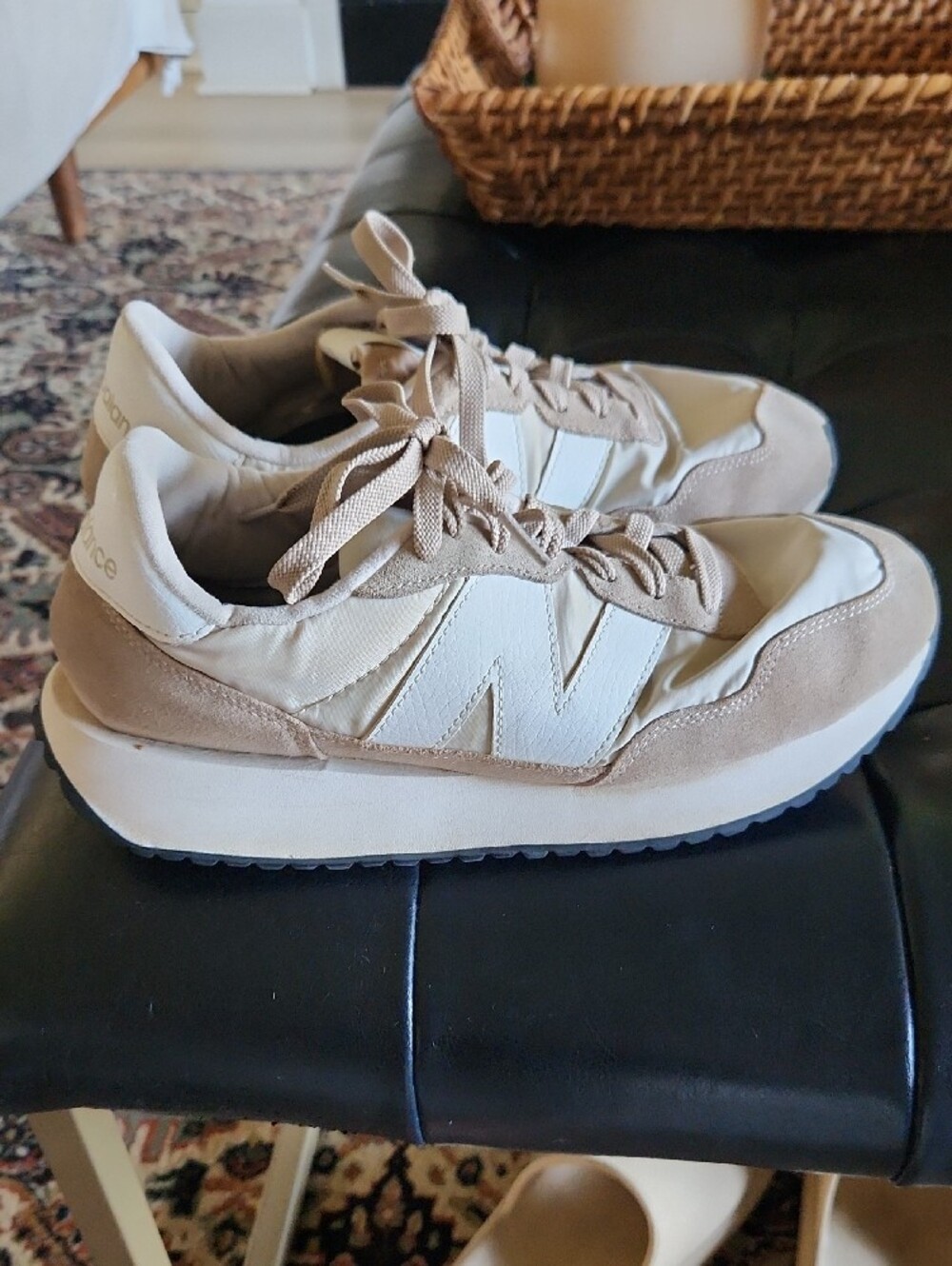 Women's Classic 237 Neutral Beige Casual Sneakers